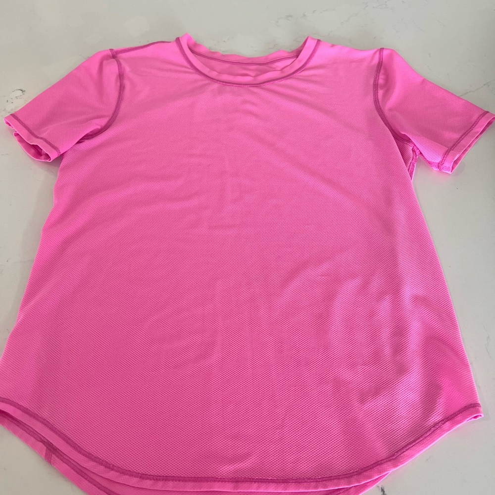 Lululemon Athletica Pink Short Sleeve Tee